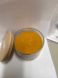 24 ounce candle with three wicks
