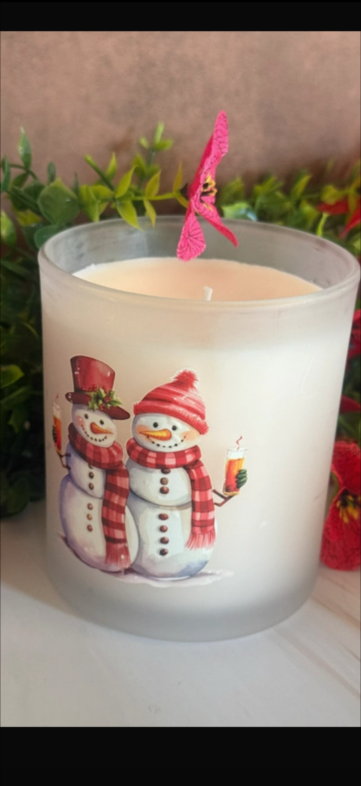 Hollyberry soy scented candle