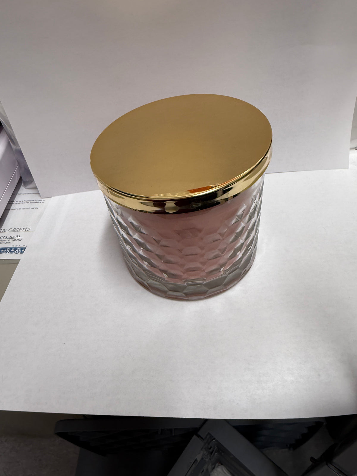 18 ounce slow burning soy candle in sweater weather scent