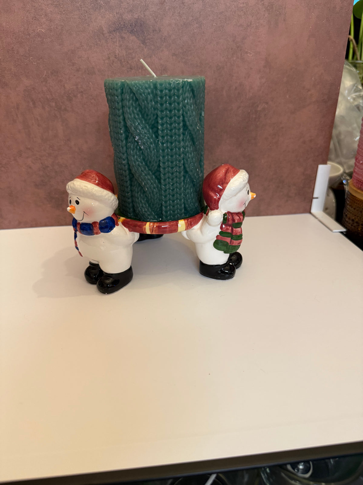 Christmas candle holder