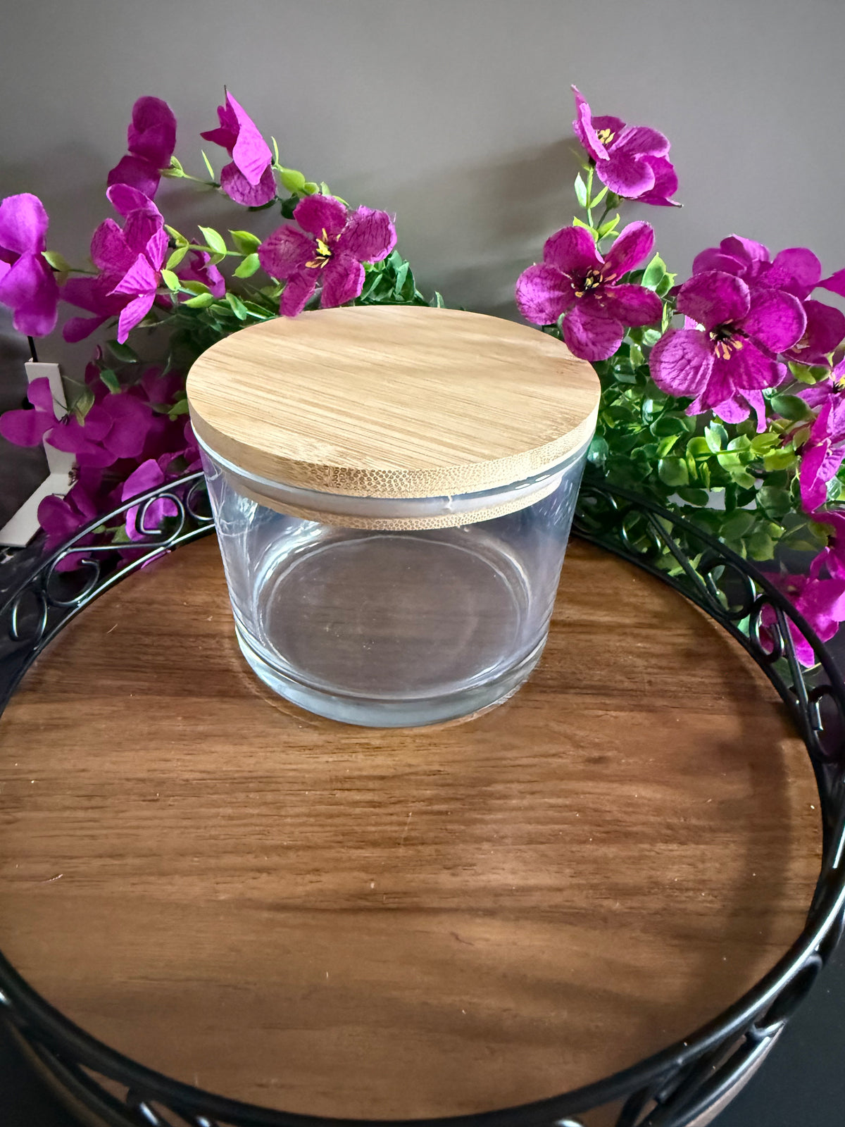 18 oz candle jar to be filled with your choice of scent and color.