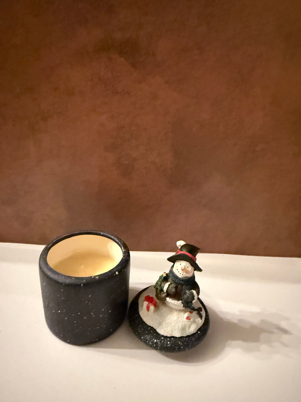 Christmas candle holder/trinket box