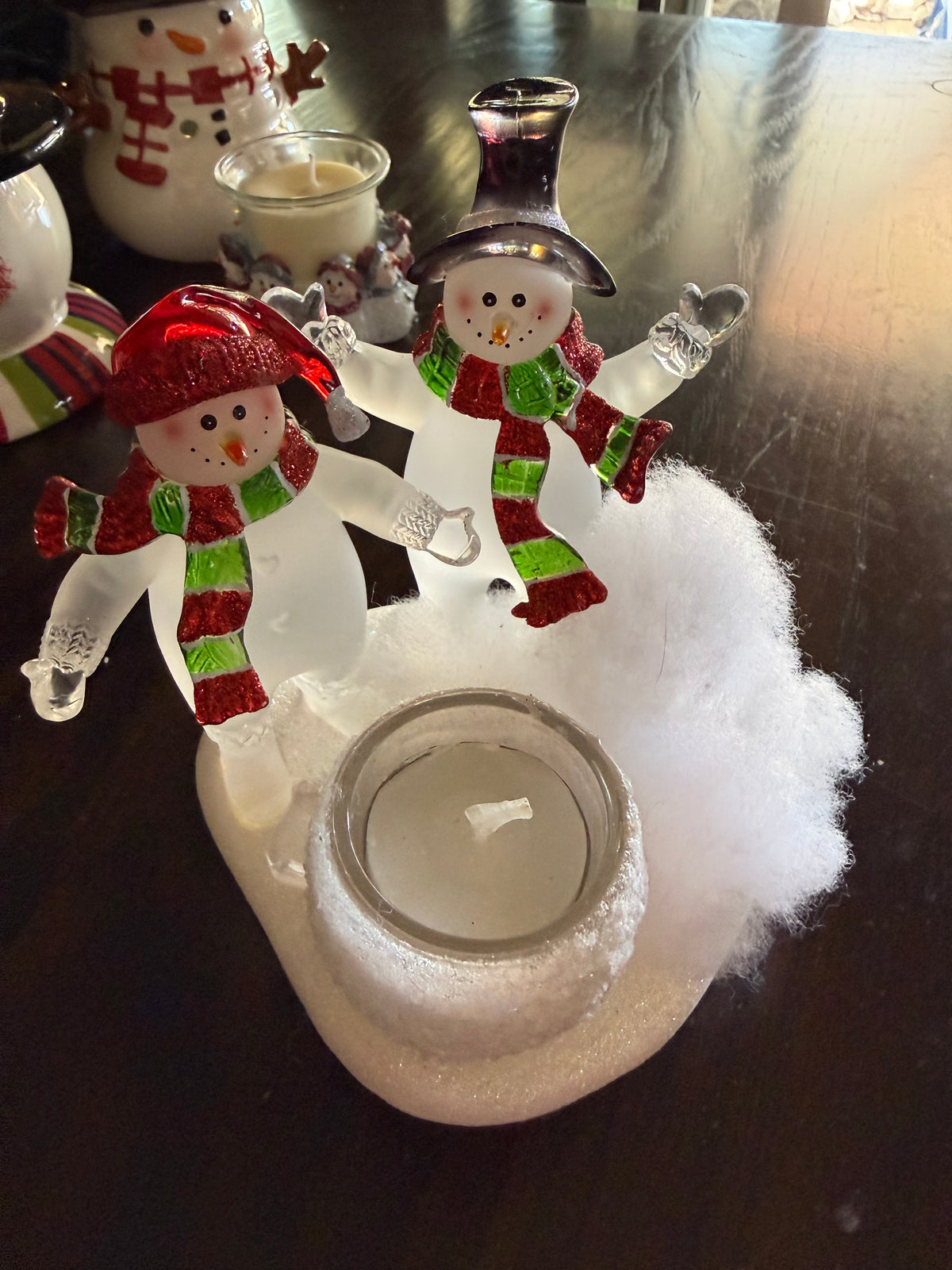 Christmas candle holder