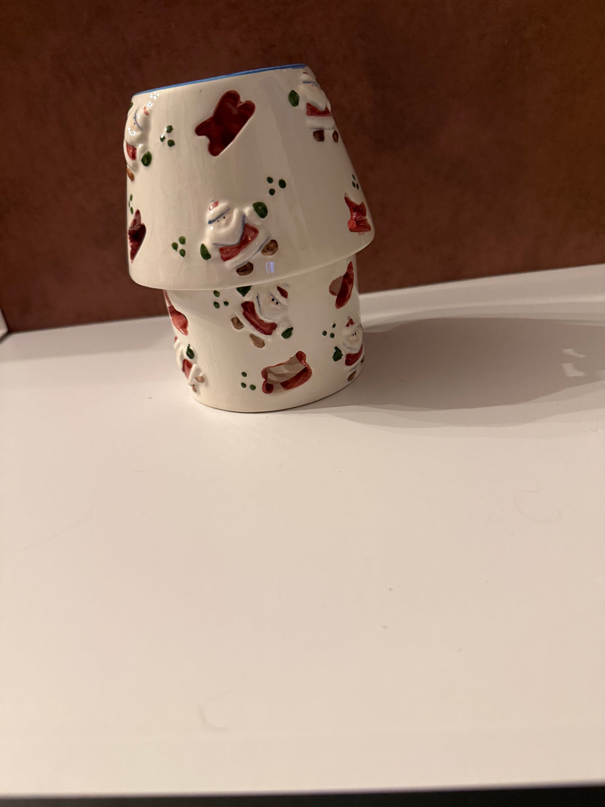 Christmas tea light holder