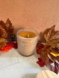 Leaves scented candle
