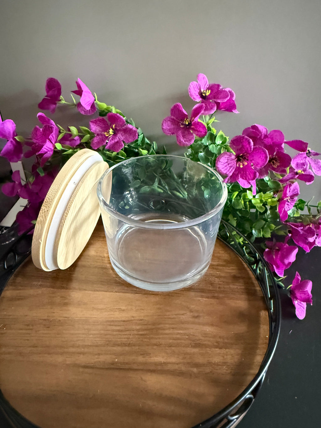 18 oz candle jar to be filled with your choice of scent and color.