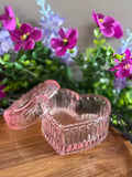 Heart shaped candle jar candle holder