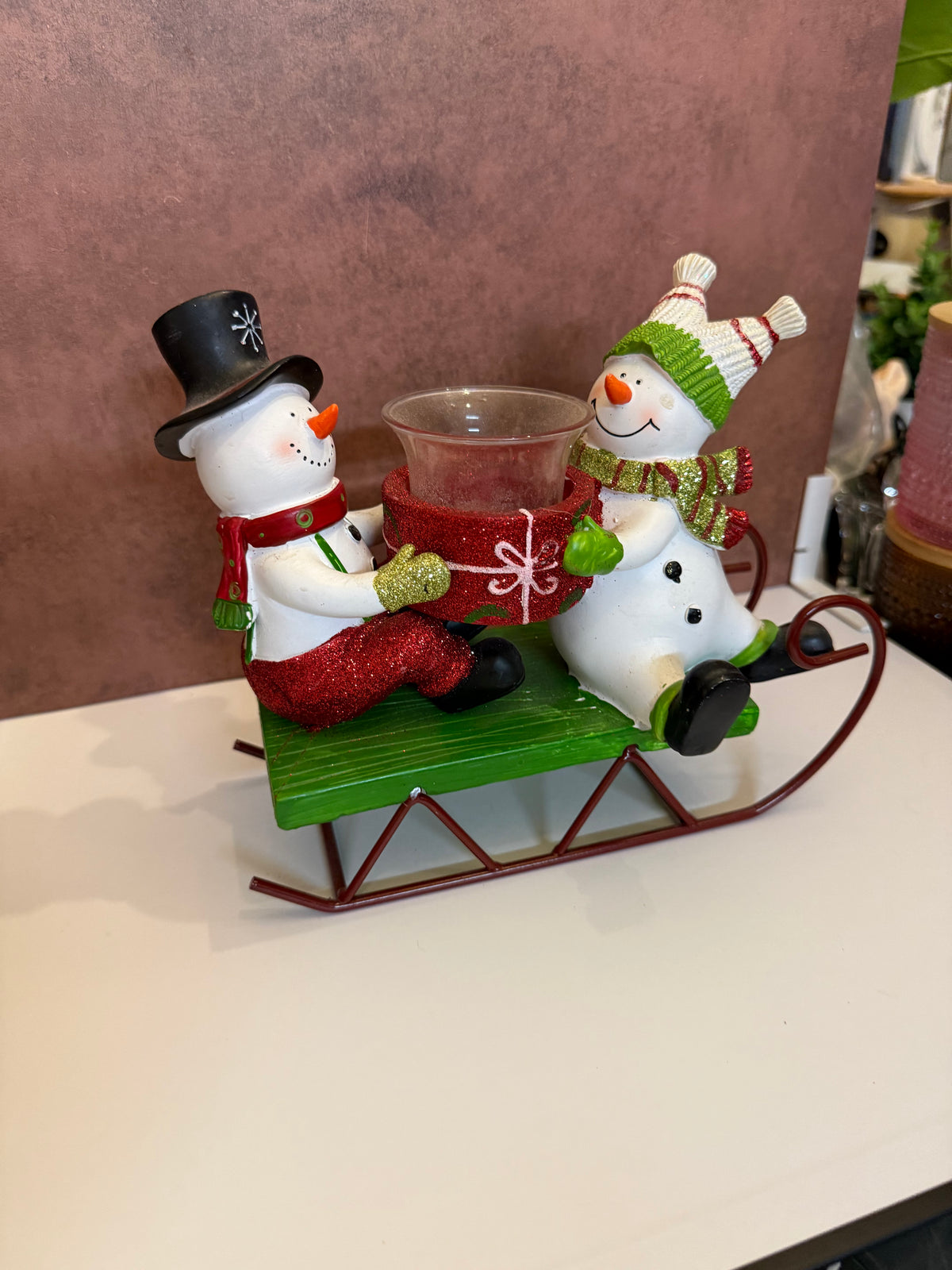 Christmas candle holder