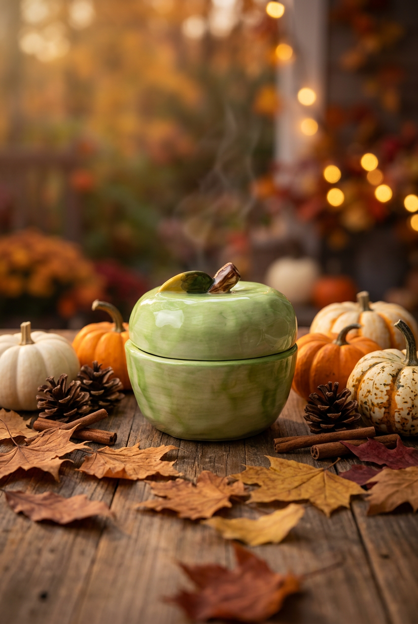 Fresh apple candle