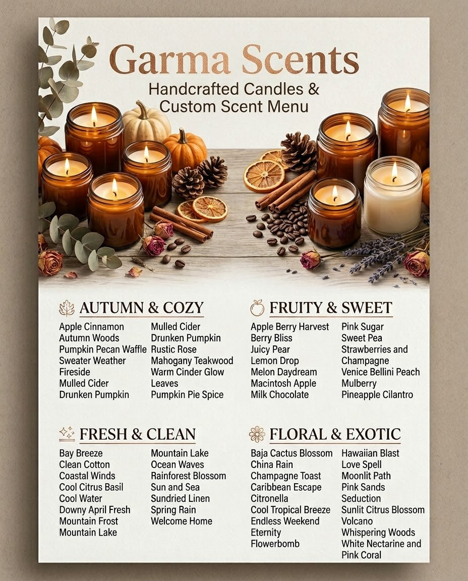 Scent choices