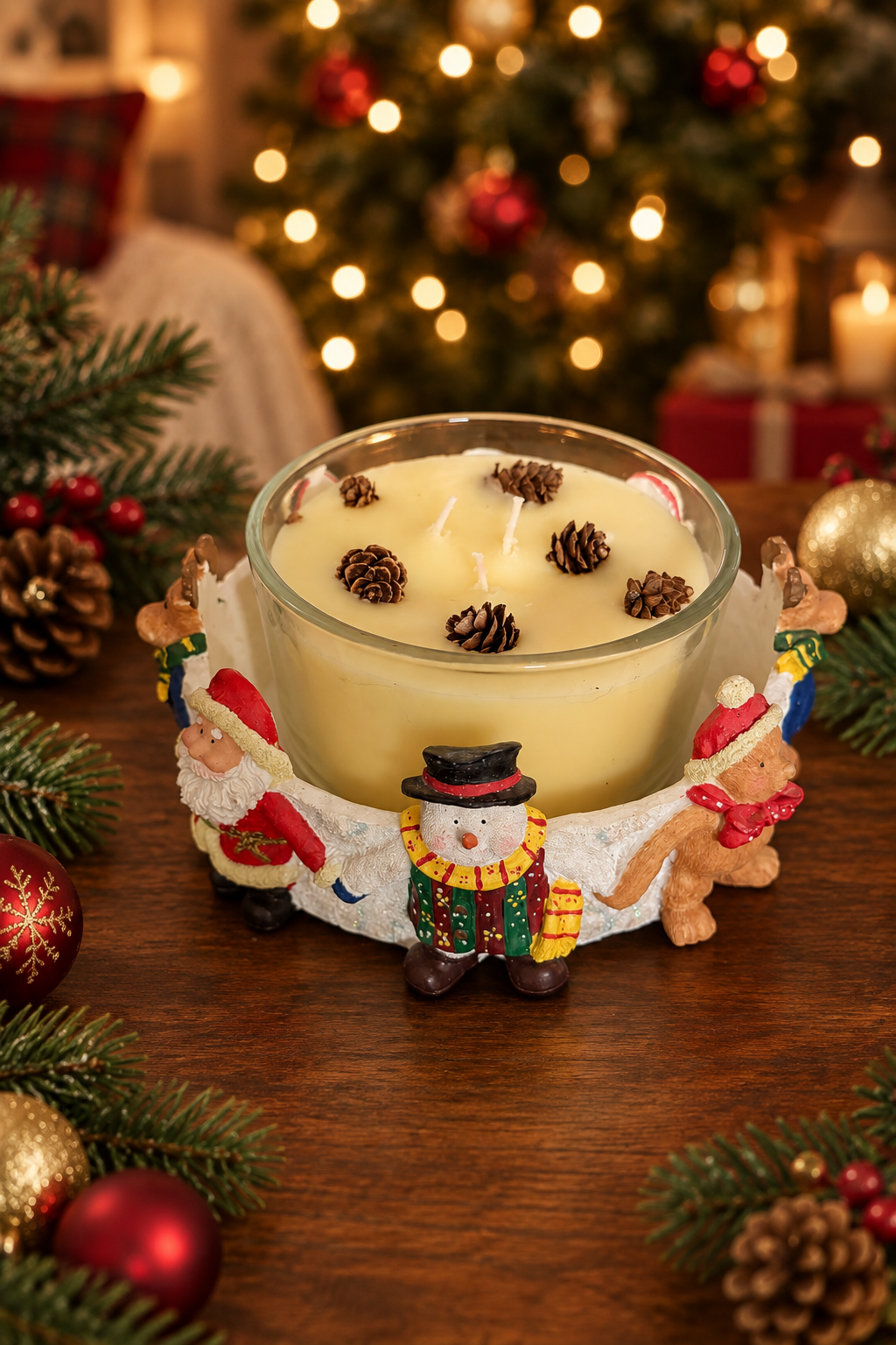 Christmas scenery for the second candle photo